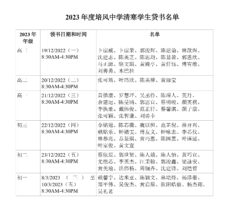 <strong>2023年度培风中学清寒学生贷书名单公布</strong>